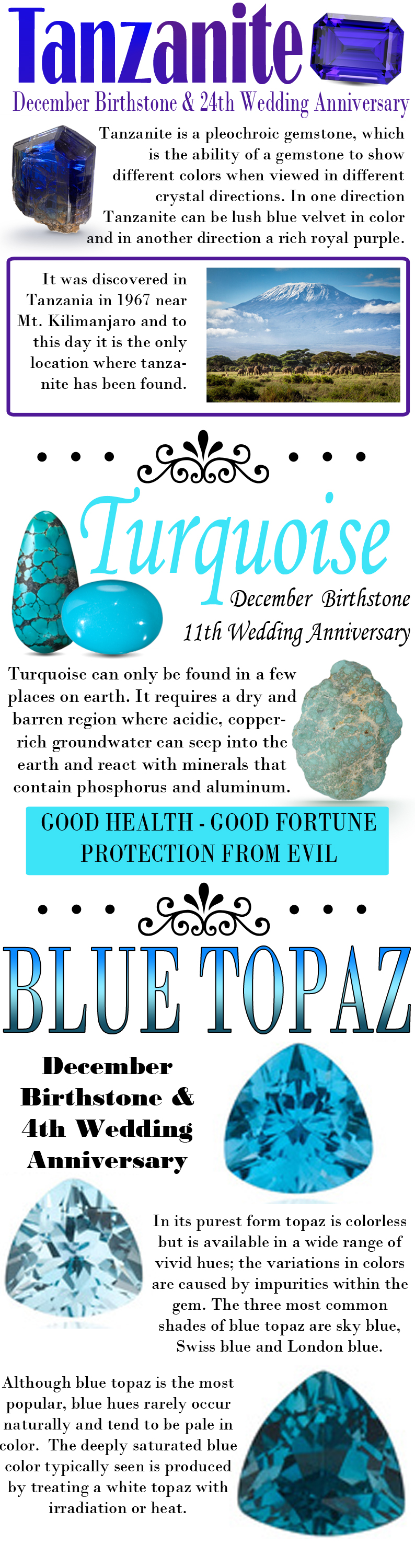 December Birthstone Goldstock Jewelers